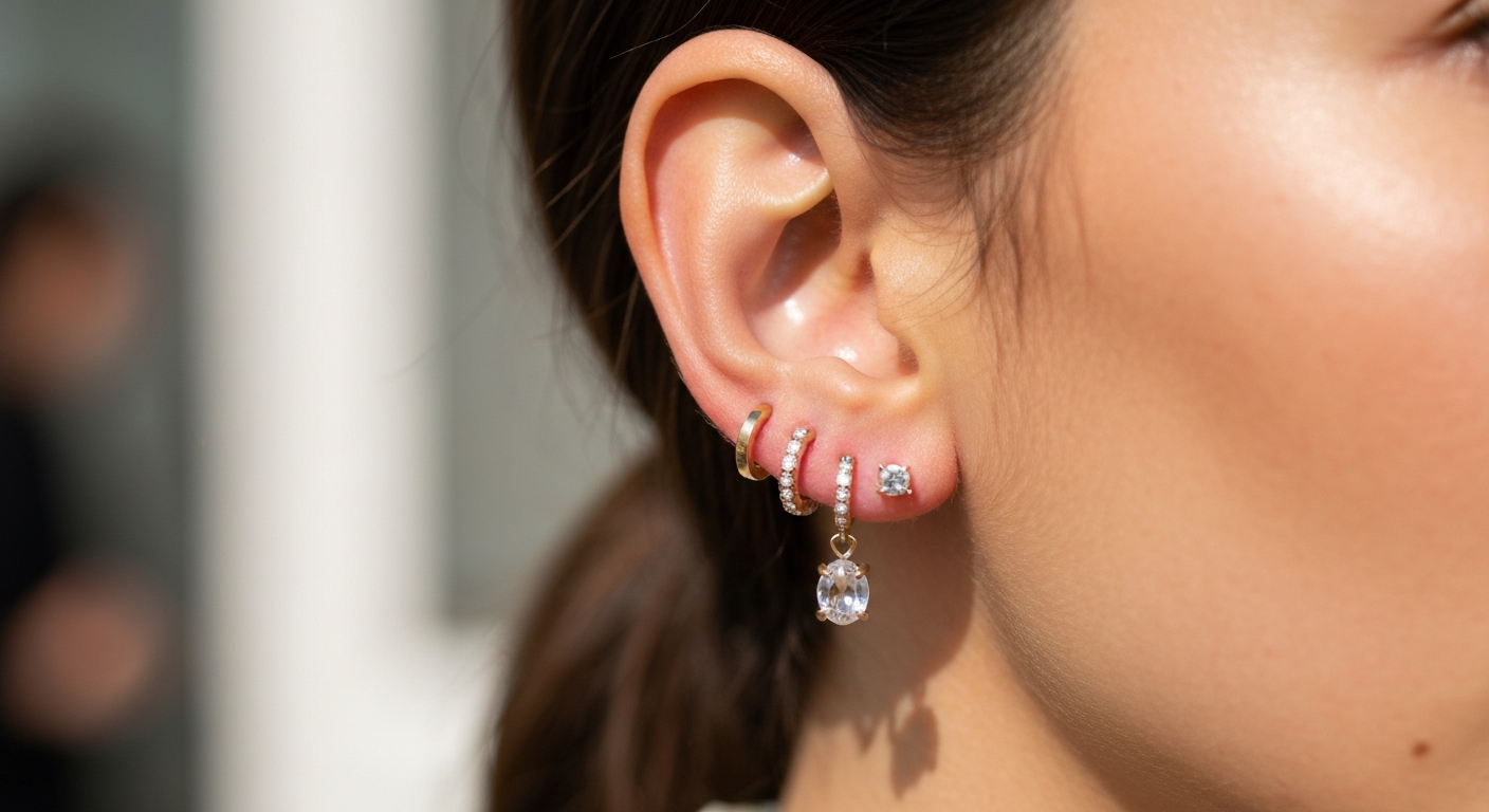 3 kolczyki w uchu znaczenie? 2